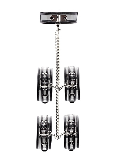 Black Translucent Neck/Wrist and Leg Restraint