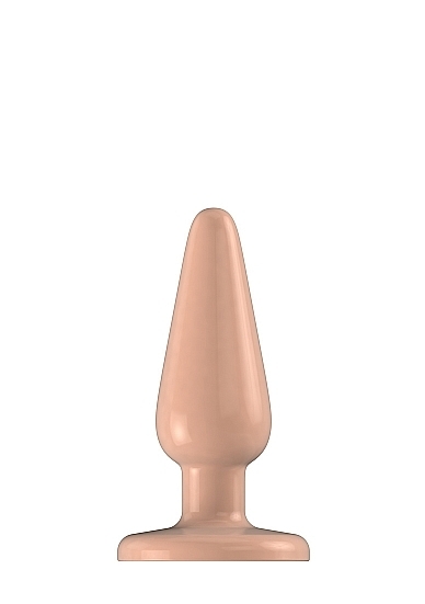 Buttplug - Rubber - 4 Inch - Model 1 - Flesh