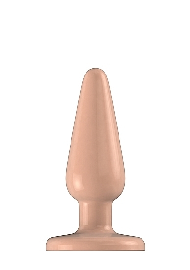 Buttplug - Rubber - 5 Inch - Model 1 - Flesh