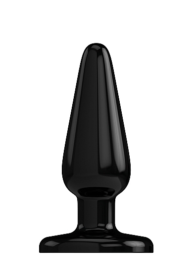 Buttplug - Rubber - 6 Inch - Model 1 - Black