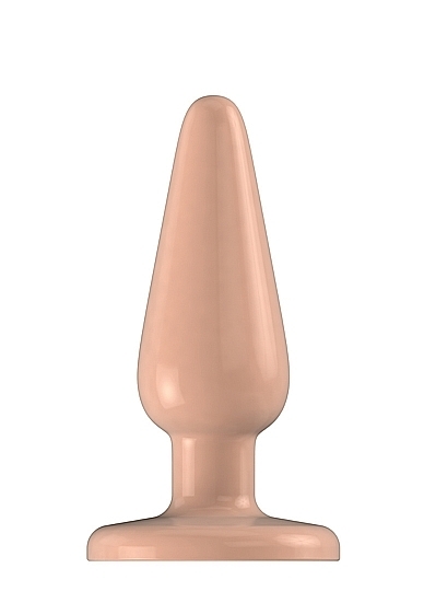Buttplug - Rubber - 6 Inch - Model 1 - Flesh