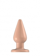 Buttplug - Rubber - 4 Inch - Model 2 - Flesh