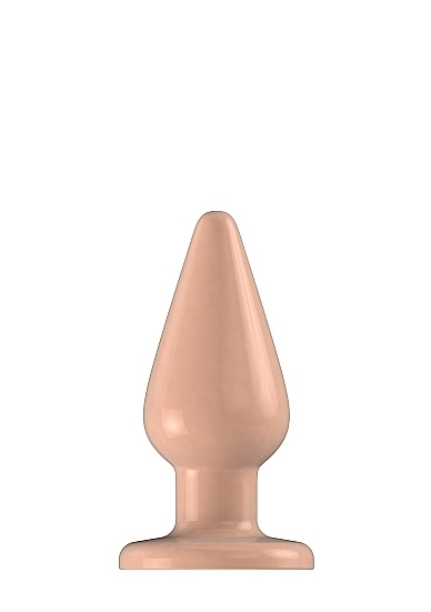 Buttplug - Rubber - 4 Inch - Model 2 - Flesh