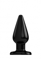 Buttplug - Rubber - 5 Inch - Model 2 - Black
