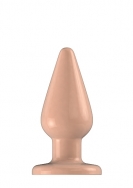 Buttplug - Rubber - 5 Inch - Model 2 - Flesh