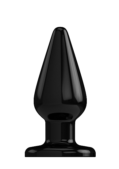 Buttplug - Rubber - 6 Inch - Model 2 - Black