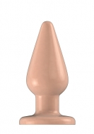 Buttplug - Rubber - 6 Inch - Model 2 - Flesh