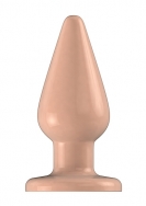 Buttplug - Rubber - 7 Inch - Model 2 - Flesh