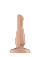 Buttplug - Rubber - 5 Inch - Model 3 - Flesh