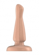Buttplug - Rubber - 7 Inch -  Model 3 - Flesh