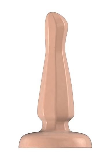 Buttplug - Rubber - 7 Inch -  Model 3 - Flesh