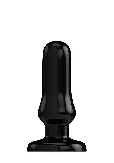 Buttplug - Rubber - 5 Inch - Model 4 - Black