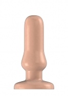Buttplug - Rubber - 6 Inch - Model 4 - Flesh