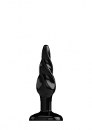 Buttplug - Rubber - 4 Inch - Model 5 - Black