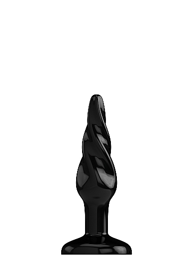 Buttplug - Rubber - 4 Inch - Model 5 - Black