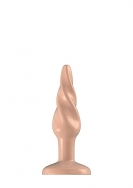 Buttplug - Rubber - 4 Inch - Model 5 - Flesh