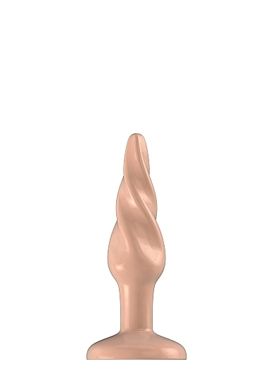 Buttplug - Rubber - 4 Inch - Model 5 - Flesh