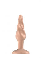 Buttplug - Rubber - 5 Inch - Model 5 - Flesh