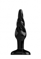 Buttplug - Rubber - 6 Inch - Model 5 - Black