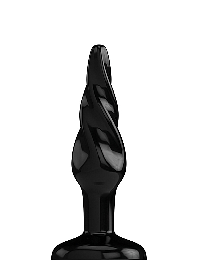 Buttplug - Rubber - 6 Inch - Model 5 - Black