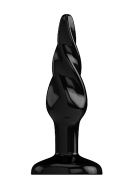 Buttplug - Rubber - 7  Inch - Model 5 - Black