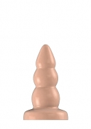 Buttplug - Rubber - 4 Inch - Model 6 - Flesh