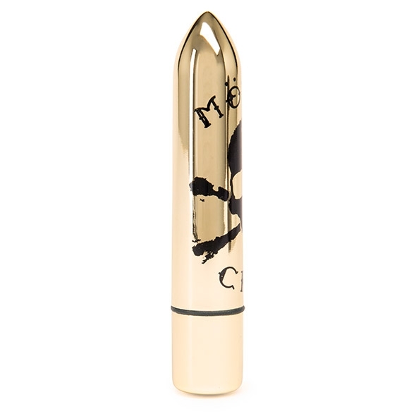 Motley Crue - Classic Skull 10 Function Bullet Vibrator Gold
