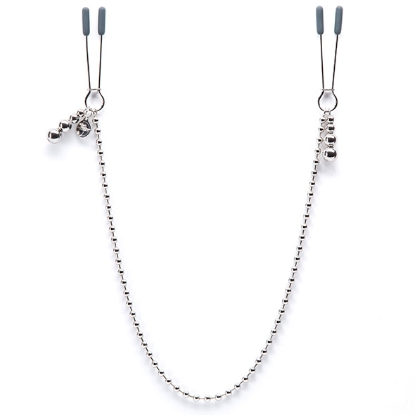 Darker At My Mercy Beaded Chain Nipple Clamps
