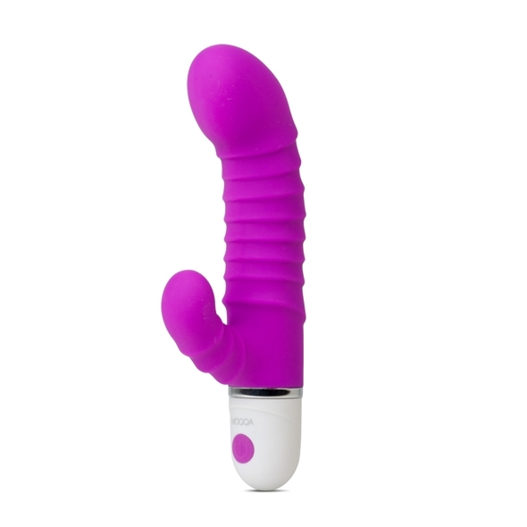 MOQQA - Glow Rabbit Vibrator Strawberry