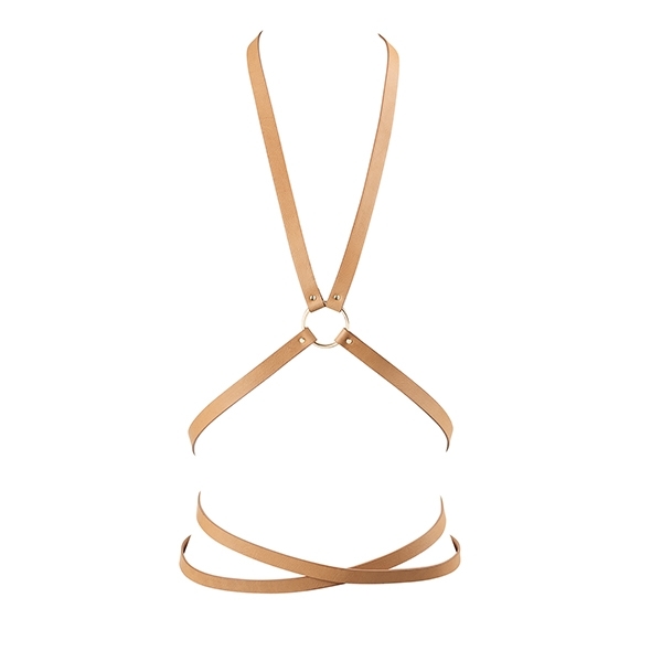 Bijoux Indiscrets - Maze Multi Position Body Harness Brown