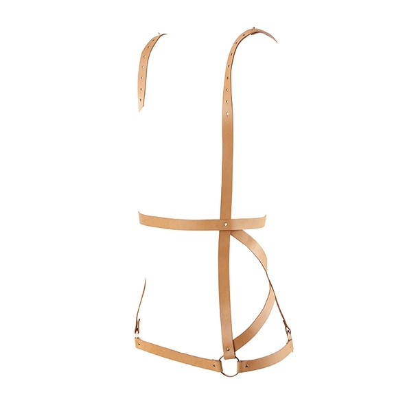 Bijoux Indiscrets - Maze Arrow Dress Harness Brown