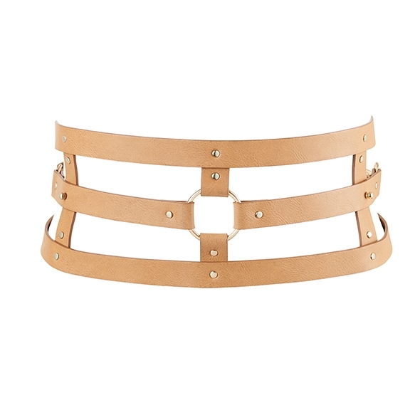 Bijoux Indiscrets - Maze Wide Belt Brown