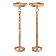 Bijoux Indiscrets - Maze Back Leg Garter Brown