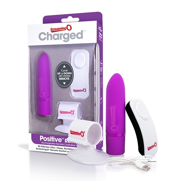 The Screaming O - Charged Positive Remote Control Grape