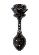 Glass Rose Butt Plug - Large