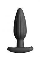 Silicone Noir Rocker Butt Plug - Medium