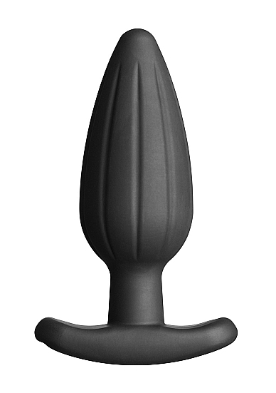 Silicone Noir Rocker Butt Plug - Large