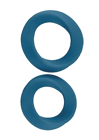 Infinity - L and XL Cockring - Blue
