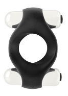 Infinity - Double Vibrating Cockring - Black