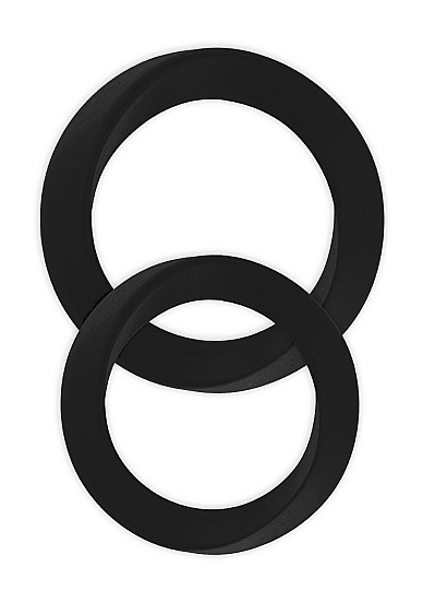 Infinity - Thin - M and L Cockring - Black