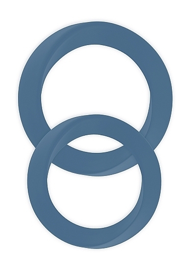Infinity - Thin - M and L Cockring - Blue