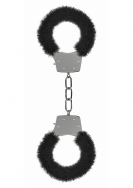 Pleasure Handcuffs Furry - Black