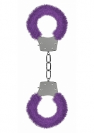 Pleasure Handcuffs Furry - Purple