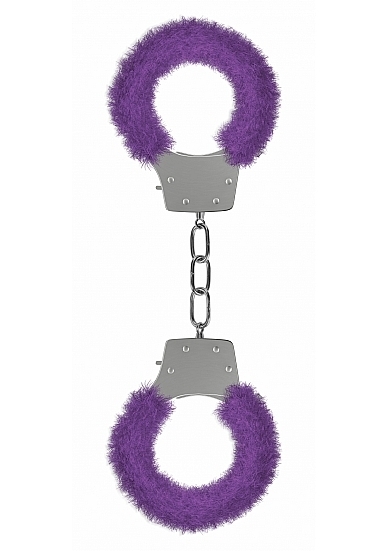 Pleasure Handcuffs Furry - Purple