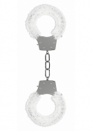 Pleasure Handcuffs Furry - White