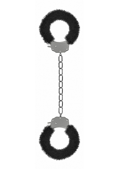 Pleasure Legcuffs Furry - Black