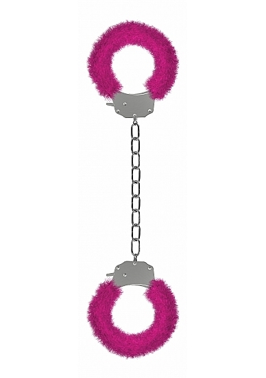 Pleasure Legcuffs Furry - Pink
