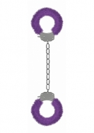 Pleasure Legcuffs Furry - Purple