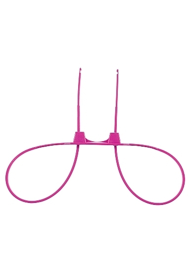 Zip Tie Cuffs - Pink