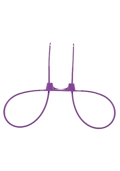 Zip Tie Cuffs - Purple